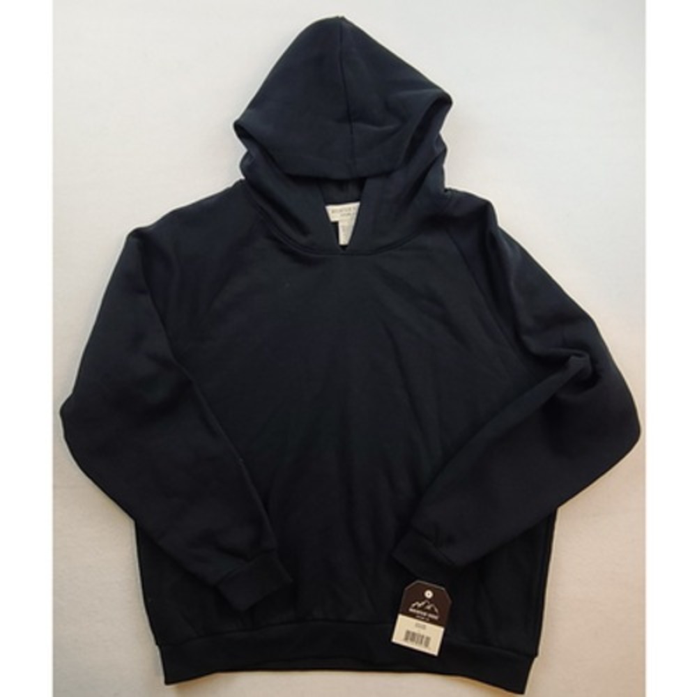 Mountain Ridge Hoodie Mens Large Black Pullover Sweatshirt NWT Fleece Lined